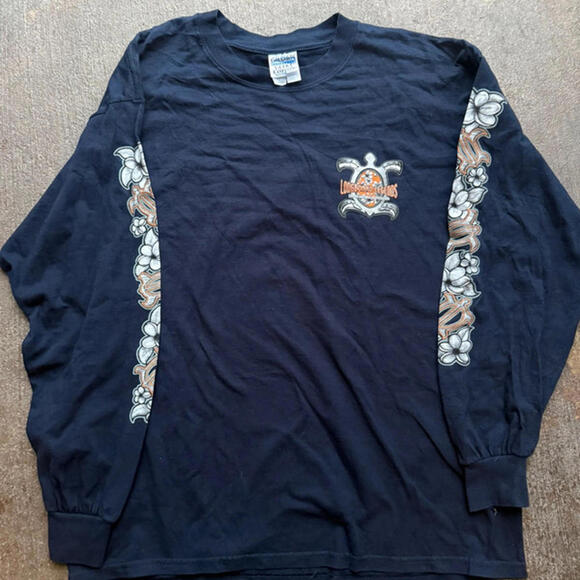 90s Vintage Turtle Longsleeve surf tee - Picture 4 of 6